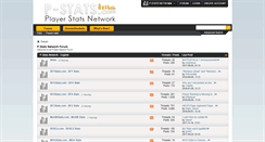 Desktop Screenshot of forum.p-stats.com